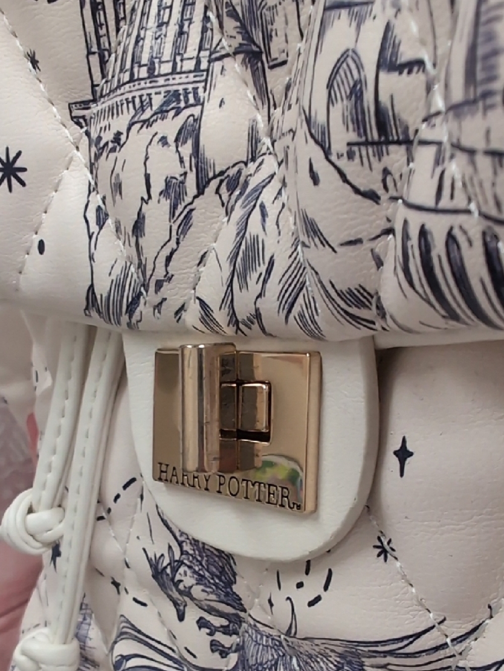 Harry Potter Quilted Icons Map Mini Backpack - Picture 13 of 14